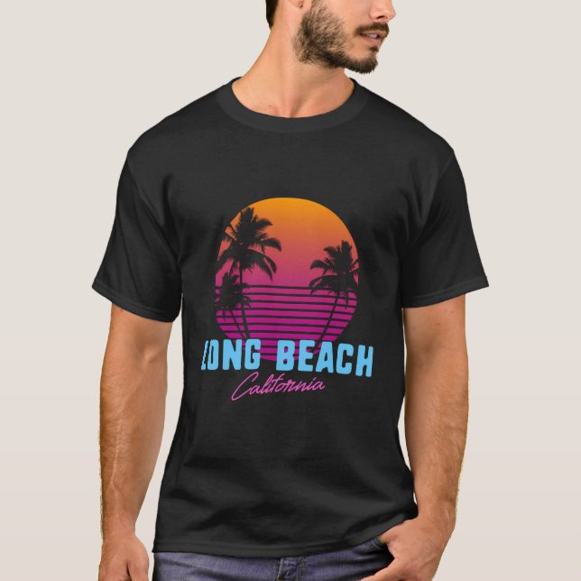 Long Beach California T-Shirt (Front)