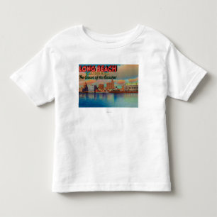 Long Beach, California - The Queen of Beaches Toddler T-Shirt
