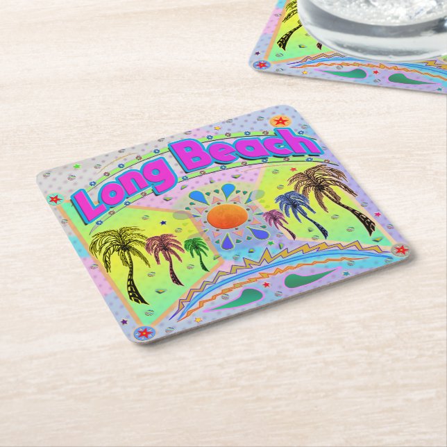 Long Beach Calm Desire Coaster (Angled)