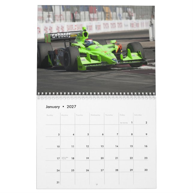 Long Beach Grand Prix Calendar (Jan 2027)