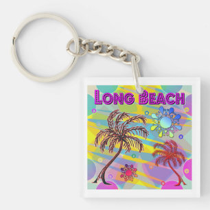 Long Beach Happy and Hope Keychain