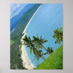 Long Beach in San Vicente Poster