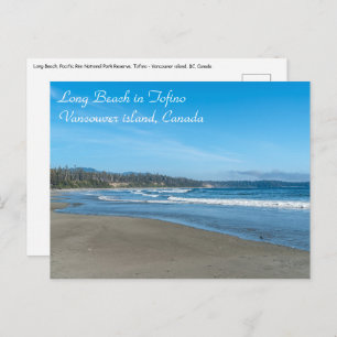 Long Beach in Tofino - BC, Canada Postcard