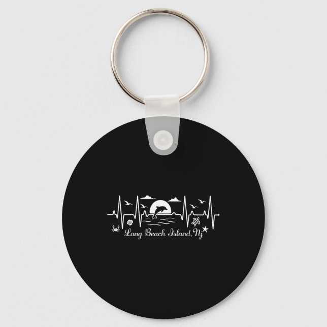 Long Beach Island  Key Ring (Front)