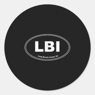 Long Beach Island, Lbi  Classic Round Sticker