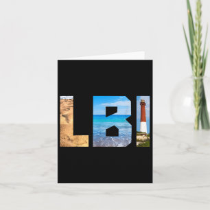 Long Beach Island New Jersey Lbi Vintage _1 Card