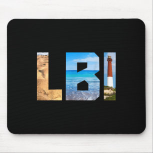 Long Beach Island New Jersey Lbi Vintage _1  Mouse Pad