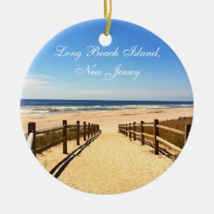 Long Beach Island, NJ LBI Christmas Ornament
