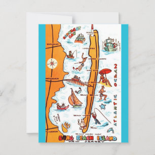 Long Beach Island NJ Postcard