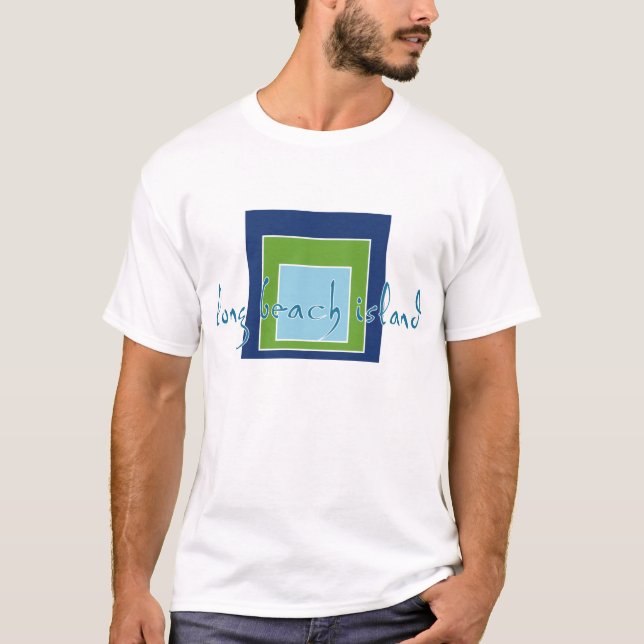 LONG BEACH ISLAND SQUARES T-Shirt (Front)