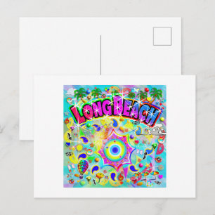 Long Beach Mystic Dance Holiday Postcard