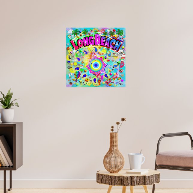 Long Beach Mystic Dance  Poster (Living Room 3)