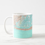 Long Beach, NY Map Mug<br><div class="desc">Colourfully illustrated,  vintage map of Long Beach,  New York repurposed on a coffee mug or?</div>