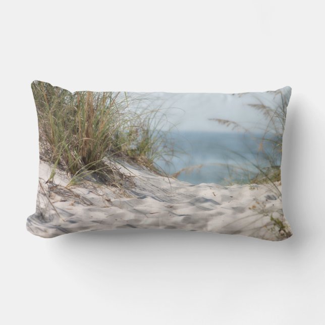 Long beach pillow. lumbar cushion (Front)