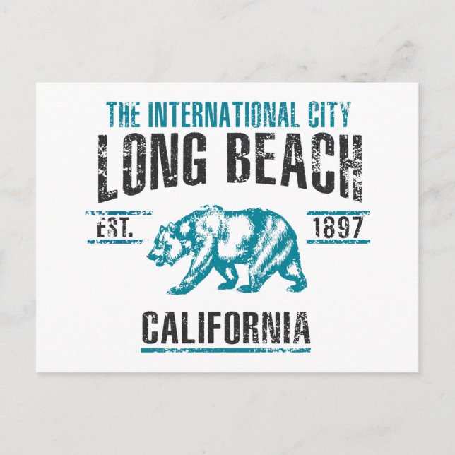 Long Beach Postcard (Front)