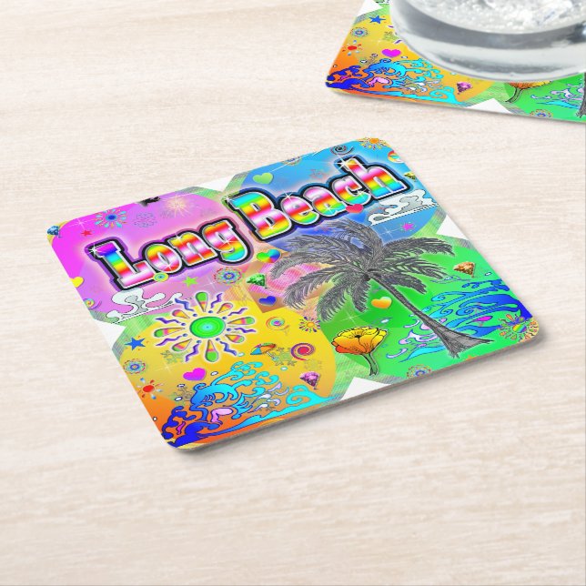 Long Beach Quadro Seasons Coaster (Angled)