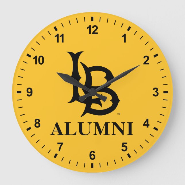 Long Beach State Alumni Large Clock (Front)