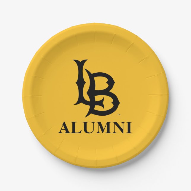 Long Beach State Alumni Paper Plate (Front)