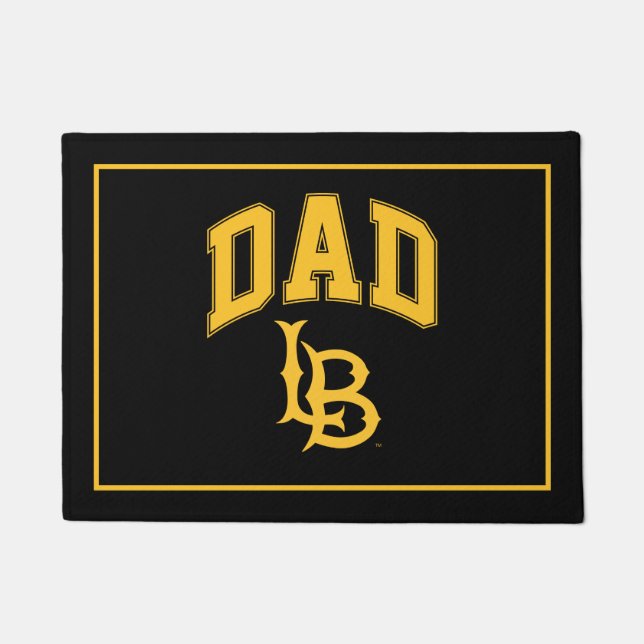 Long Beach State Dad Doormat (Front)