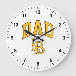 Long Beach State Dad Large Clock