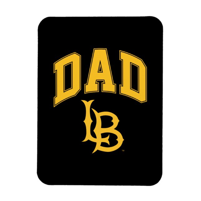 Long Beach State Dad Magnet (Vertical)