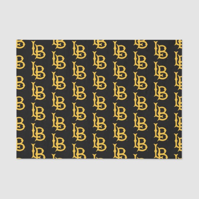 Long Beach State Logo Graduation Tissue Paper (Front)