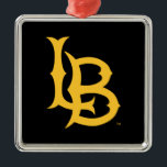 Long Beach State Logo Metal Ornament<br><div class="desc">Check out these California State University Long Beach designs! Show off your California State Pride with these new University products. These make the perfect gifts for the Long Beach student, alumni, family, friend or fan in your life. All of these Zazzle products are customizable with your name, class year, or...</div>
