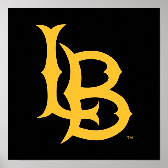 Long Beach State Logo Poster (Front)