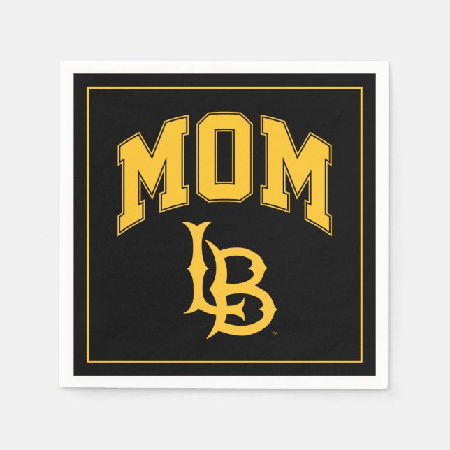 Long Beach State Mum Napkin (Front)
