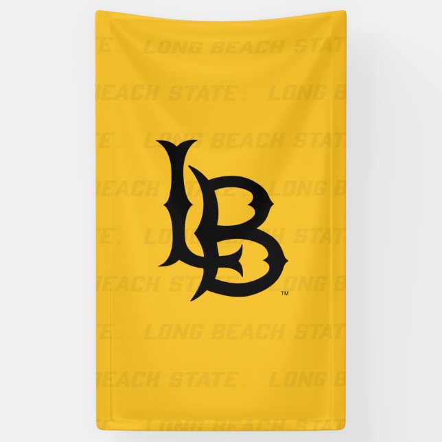Long Beach State Watermark Banner (Vertical)