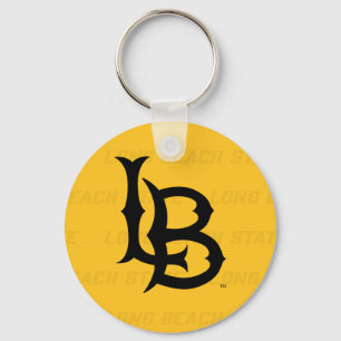 Long Beach State Watermark Key Ring