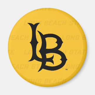 Long Beach State Watermark Magnet