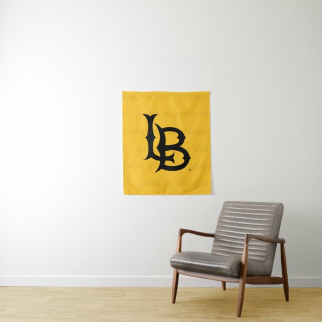 Long Beach State Watermark Tapestry (In Situ)