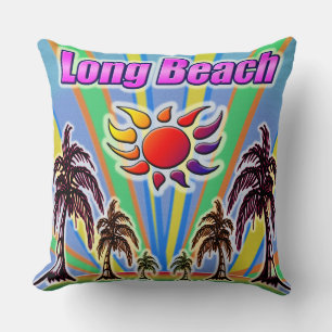 Long Beach Summer Love Pillow