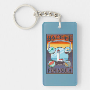 Long Beach, WashingtonTravel Key Ring