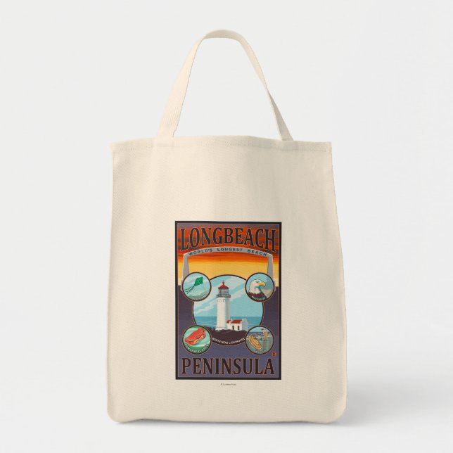 Long Beach, WashingtonTravel Tote Bag (Front)