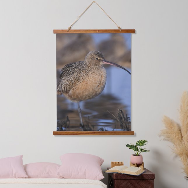 Long Billed Curlew Hanging Tapestry (Bedroom)