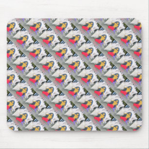 long black hair mermaids sitting mousepad