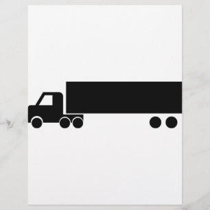 long black truck icon
