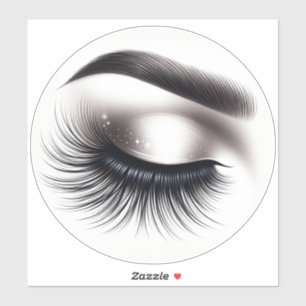 Long Black Wispy Eyelashes Lash Extensions Beauty 