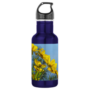 Long-Bracted Tickseed Sunflower Wildflower 532 Ml Water Bottle