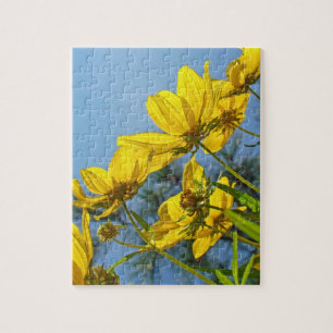 Long-Bracted Tickseed Sunflower Wildflower Jigsaw Puzzle