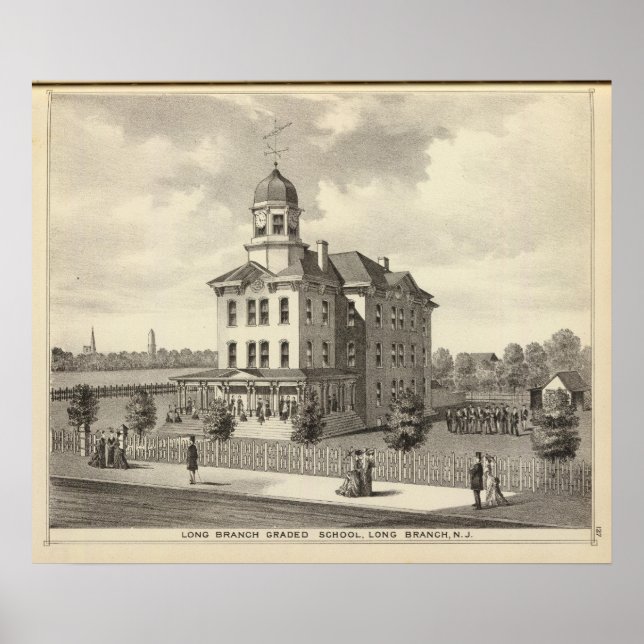 Long Branch Graded School, Long Branch, NJ Poster (Front)