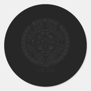 Long Cancun Mexico Vacation Classic Round Sticker