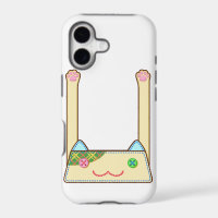 [Long Cat Pocket] Cat-shaped pocket (long)