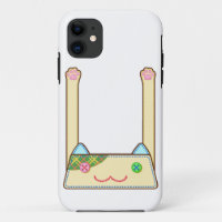 [Long Cat Pocket] Cat-shaped pocket (long)