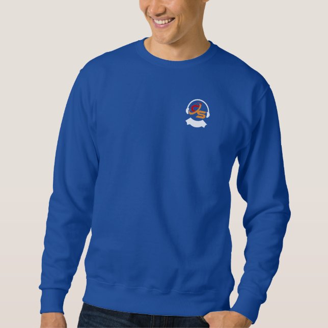 Long Cleeve Blue Cheap Seats T-Shirt Sweatshirt (Front)