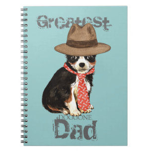 Long Coat Chihuahua Dad Notebook