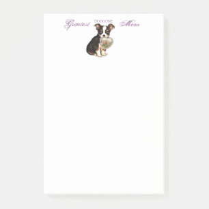 Long Coat Chihuahua Heart Mum Post-it Notes