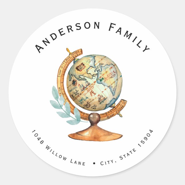 Long Distance Baby Shower by Mail Address Seal (Front)